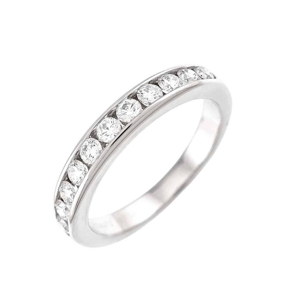 Tiffany & Co. Half Circle Ring with Diamonds, Platinum (Pt)